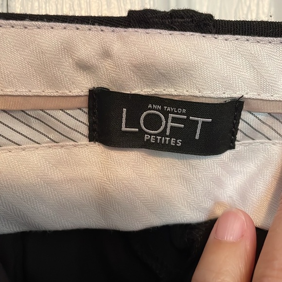 Ann Taylor Loft sz 4 Julie Trouser Career pants black. Front and back pockets - Picture 8 of 10
